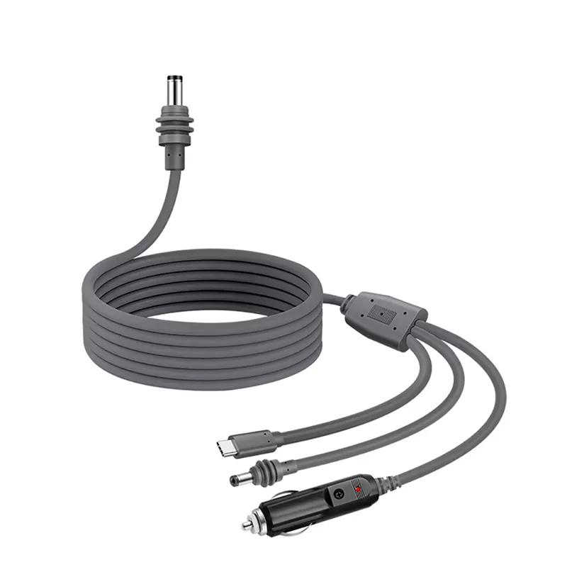 3-in-1 Starlink DC naar USB-C autolaadkabel