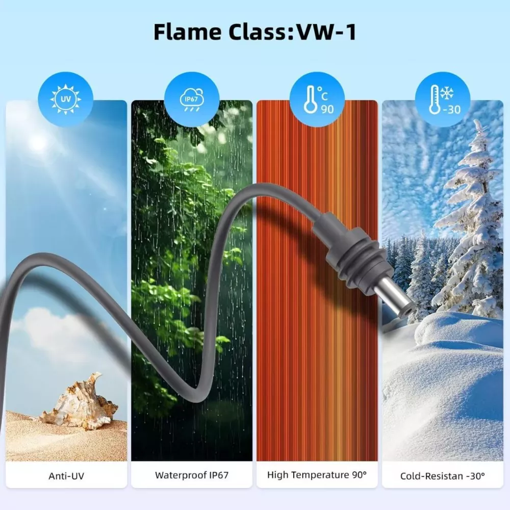 Starlink DC to Gold Plated Car Charger Cable