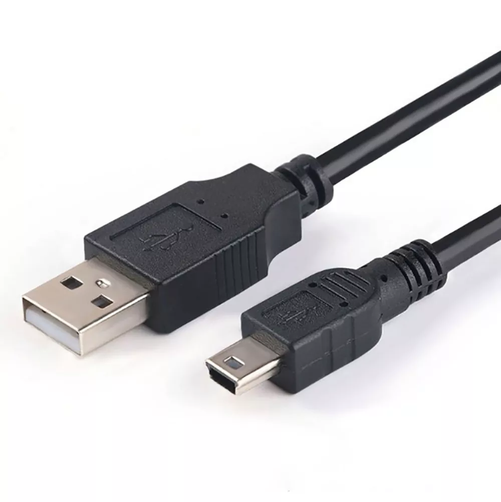 USB 2.0 A mannetje naar mini B-kabel
