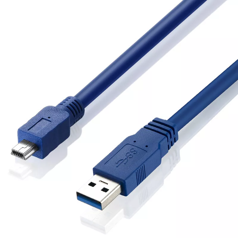 USB 3.0 A mannelijk naar mini B-kabels