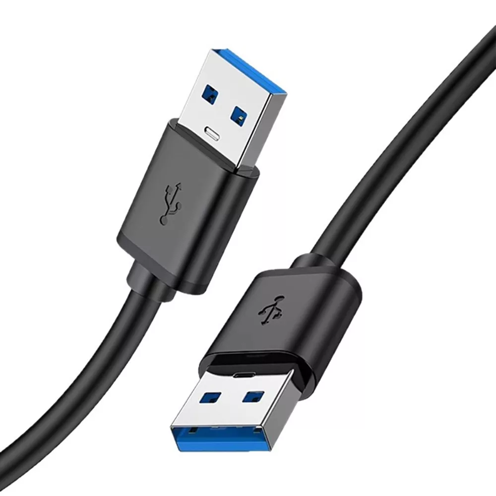USB 3.0 Type A mannelijk naar mannelijk kabel